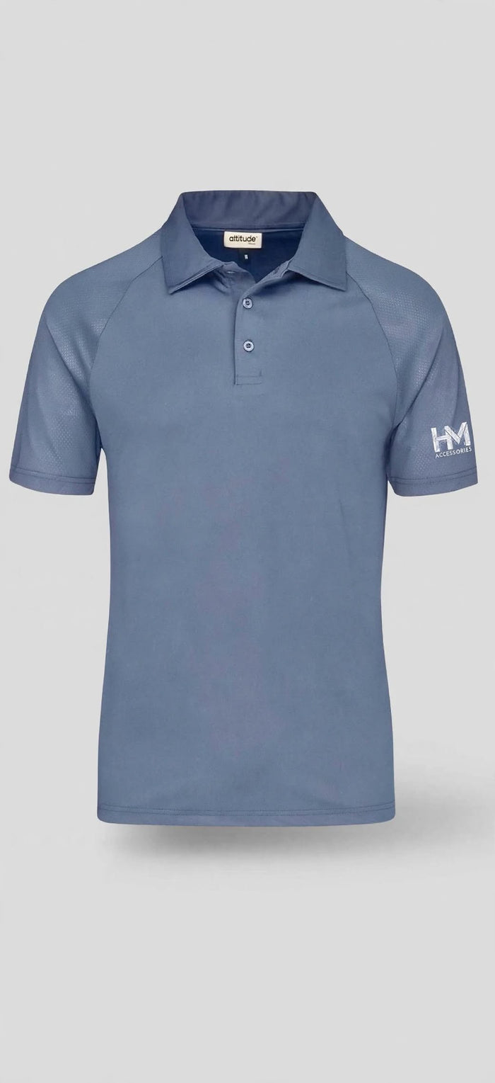 HM Mens Santorini Golf Shirt - Grey